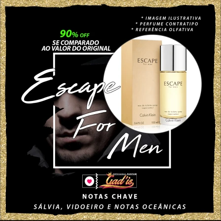 Calvin Klein Perfume Masculino Escape For Men - EDT 100ml